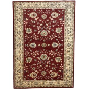 288 x 197cm Hand Knotted Afghan Chobi Ziegler Wool Rug