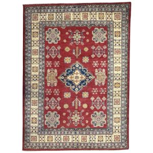 206 x 149cm Hand Knotted Afghan Kazak - Wool Rug