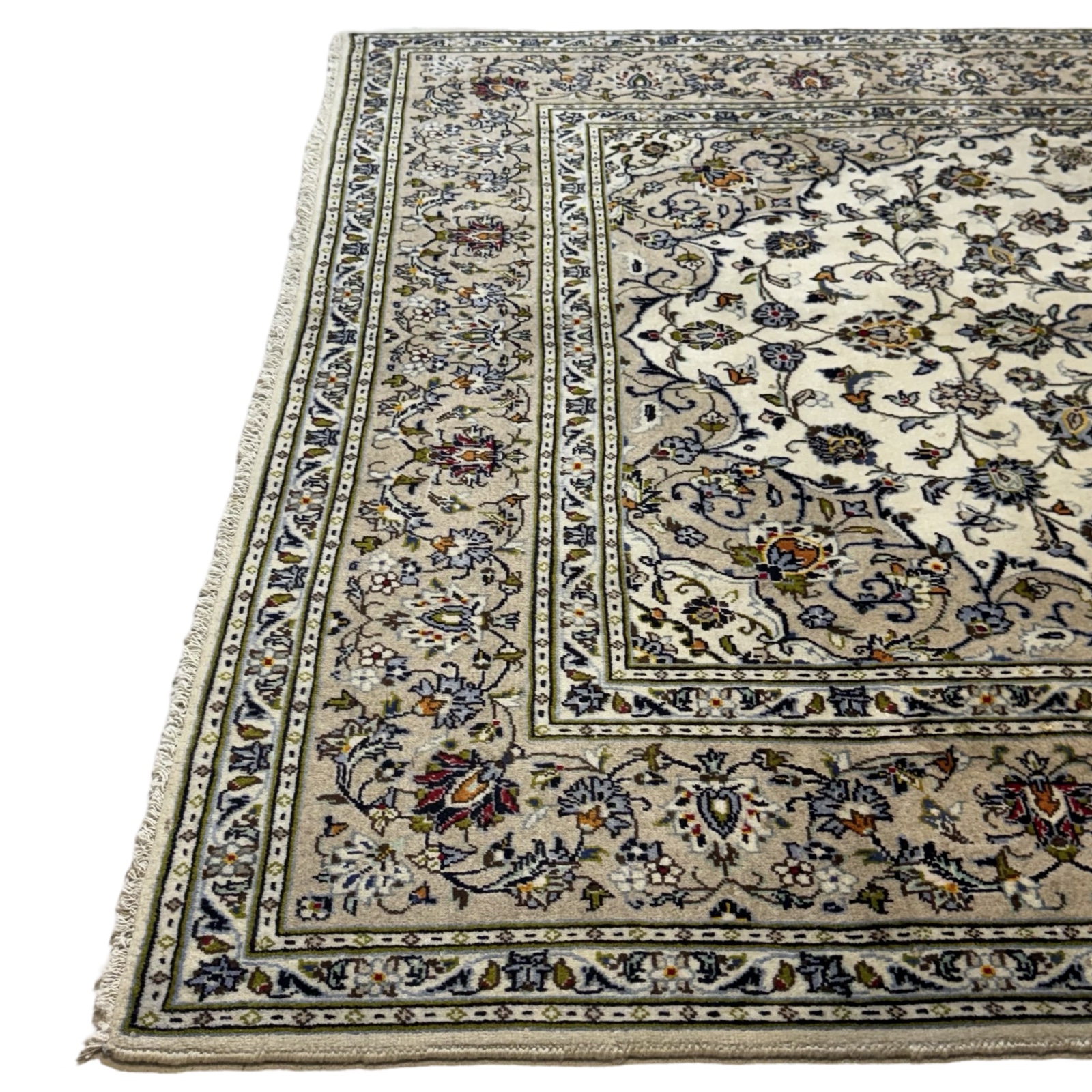 310 x 200cm Hand Knotted Persian Kashan Wool Rug – Aman Persian Rugs