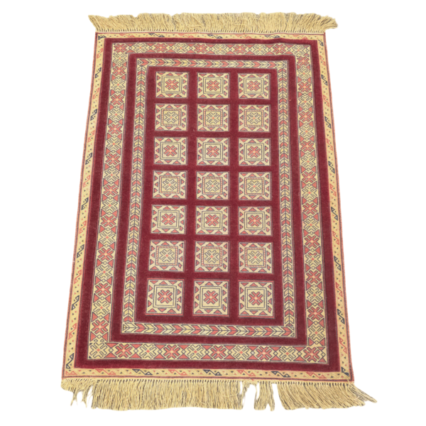 120cm x 80cm Hand Woven Tribal Afghan Kilim Sumak – Wool Rug