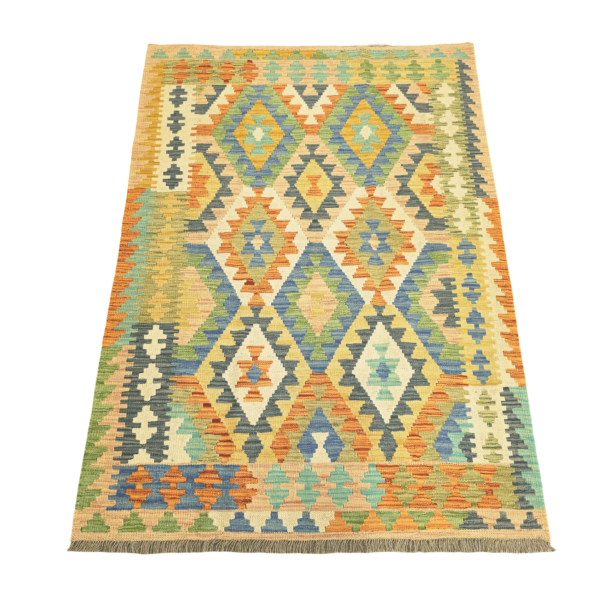 176cm x 128cm Hand Woven Afghan Kilim Rug
