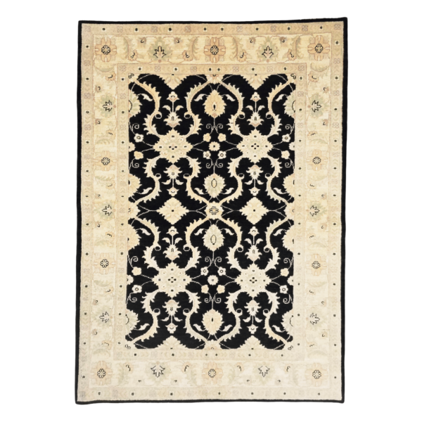 182cm x 127cm Hand Knotted Soft Tone Afghan Chobi – Wool Rug