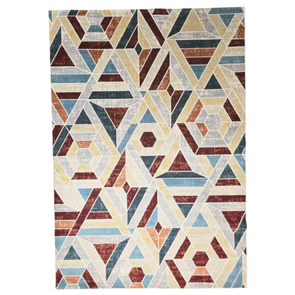 230cm x 160cm Modern Geometric Design Machine Made Rug