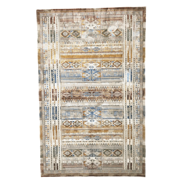 300cm x 200cm Modern Tribal Geometric Design Machine Made Rug