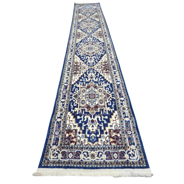 400cm x 80cm Persian Design Machine Made Runner Rug