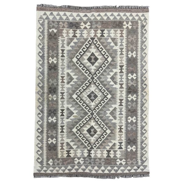 150cm x 100cm Hand-Woven Afghan Kilim Rug