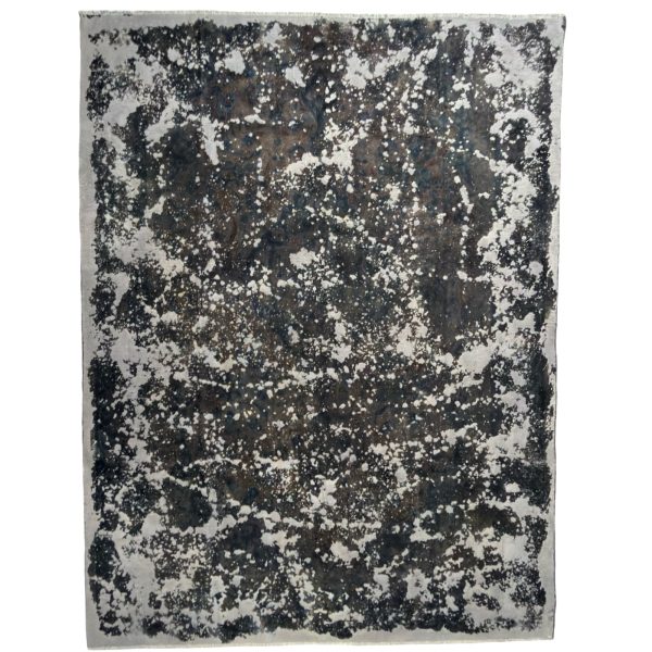 310 x 230cm Hand Knotted Ultra Vintage Reload Grey Wool Rug