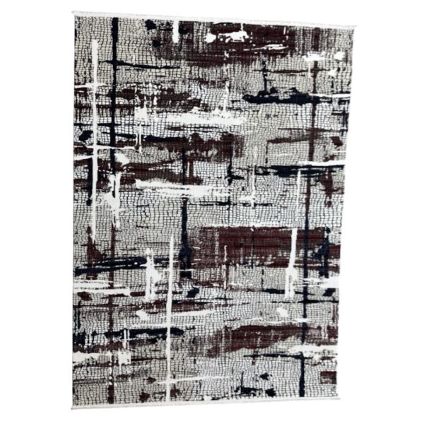 230 × 160cm Modern Gridline Abstract Area Rug